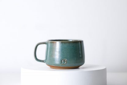 Handmade ceramic cappuccino mug made by Madeleine Vink of Gallery Nordeinde