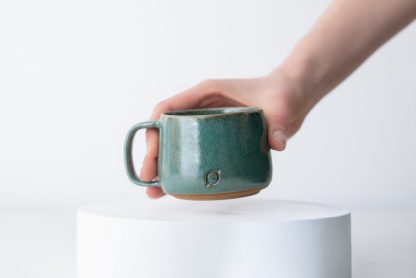 Gallery Nordeinde coffee mug blue hand held
